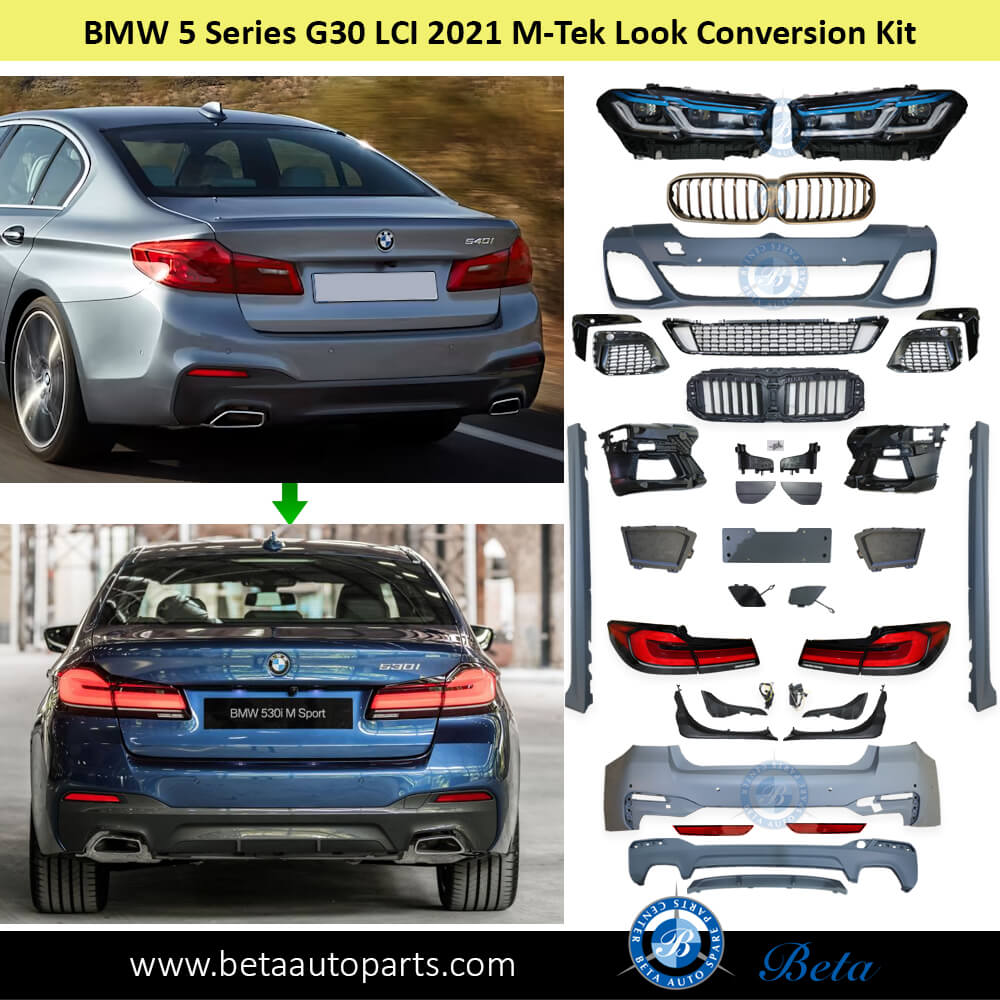 BMW 5 Series G30 (2017-2020), LCI 2021 M-Tek Look Conversion Kit, China