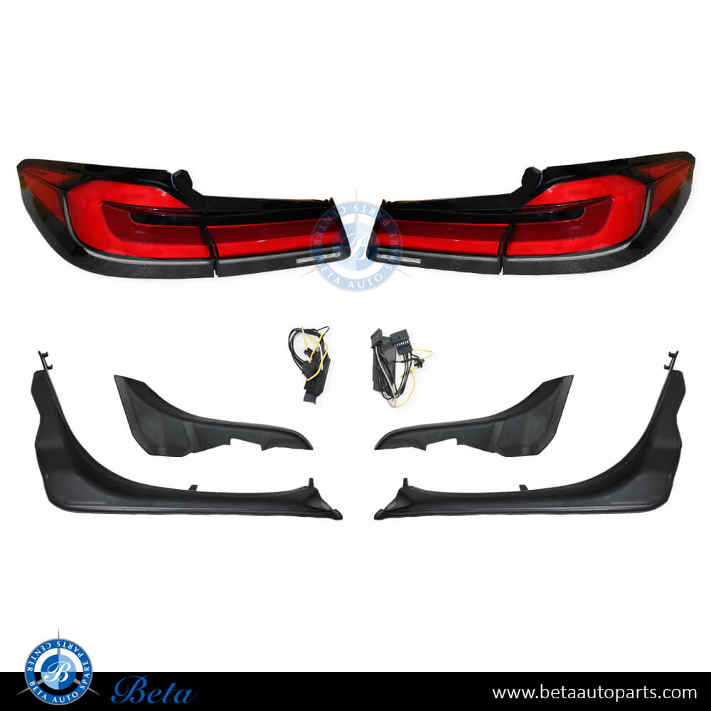 BMW 5 Series G30 (2017-2020), Tail Lamp Upgrade to 2021 LCI look, China, 63217376463 / 63217376464