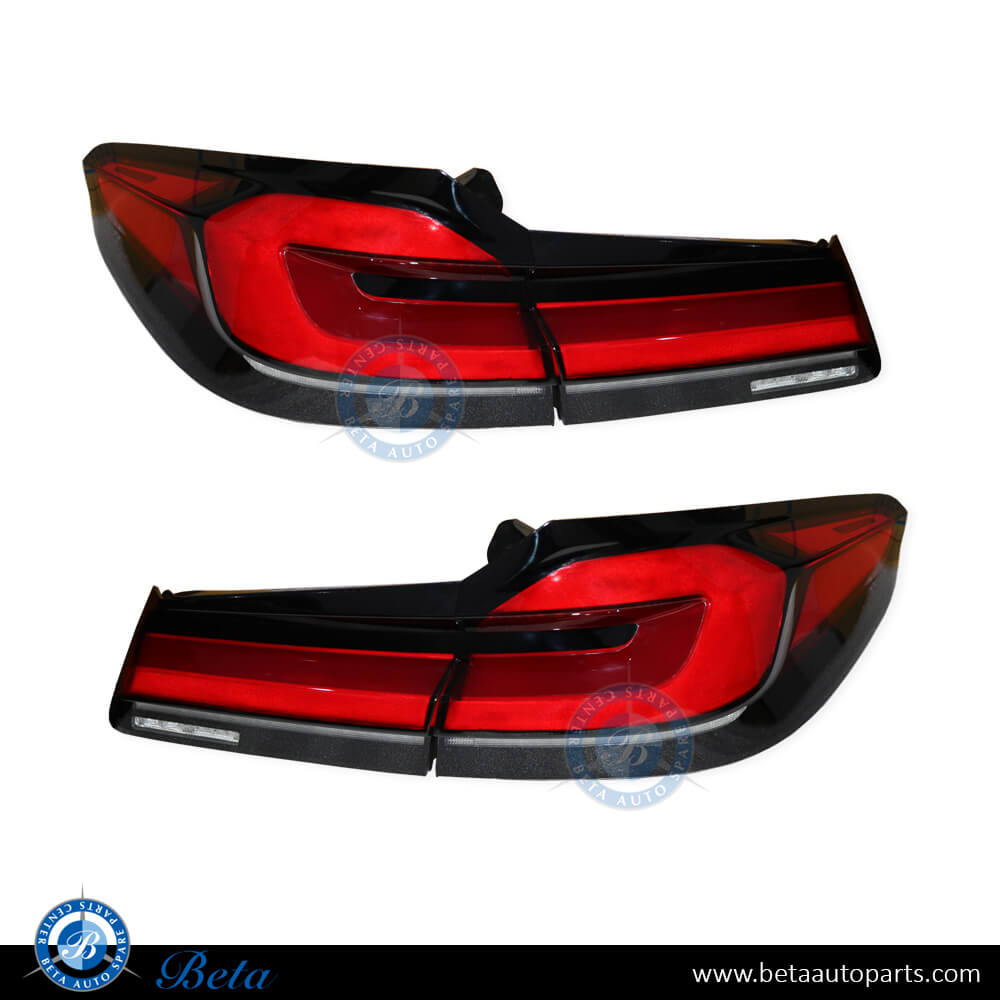 BMW 5 Series G30 (2017-2020), Tail Lamp Upgrade to 2021 LCI look, China, 63217376463 / 63217376464