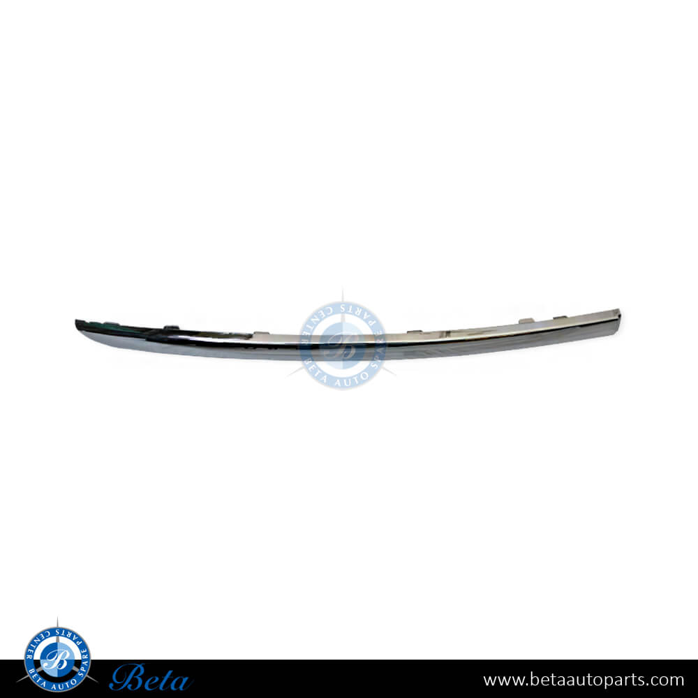 Left Side Front Bumper Chrome Moulding for BMW 7 Series F01/F02 2009-2012 models, Part Number 51117197291