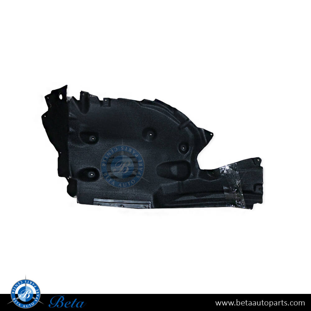 Left Side Front Wheel Fender Liner - Rear Half for BMW 7 Series F01/F02 2009-2015 models, Part Number 51717185159