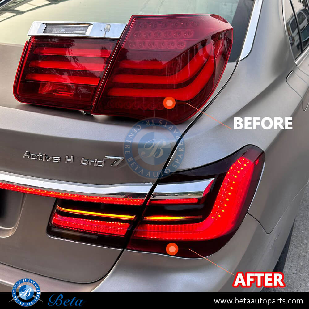 BMW 7 Series F02 Tail Lamps Upgrade to G12 LCI Look