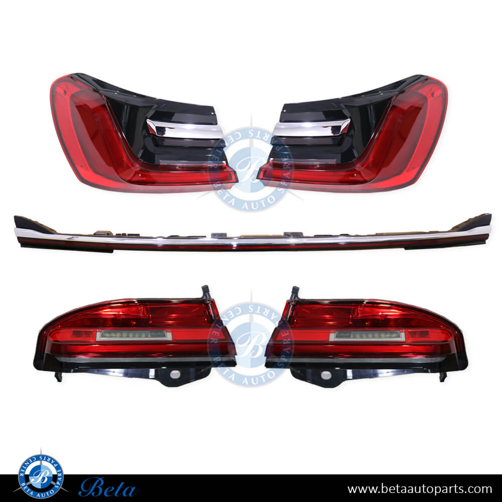 BMW 7 Series G11/G12 (2016-2019), Tail Lamps Upgrade to 2020 LCI look, China, 63217342963 / 63217342964 / 63217342967 / 63217342968