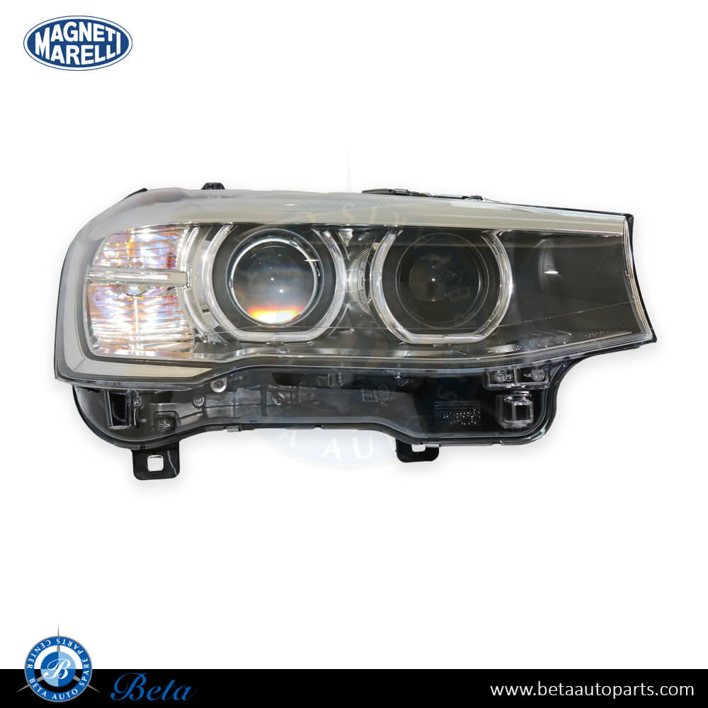 Right Side Head Lamp Bi-Xenon LED for BMW X3 X4 Series F25/F26 LCI 2014-2018 models, Part Number 63117401132