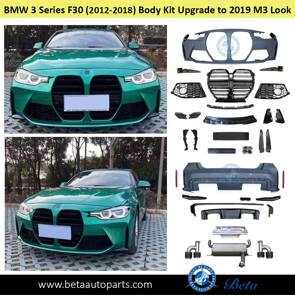 BMW 3 Series F30 (2012-2018), Body Kit Upgrade to 2019 M3 Look, China