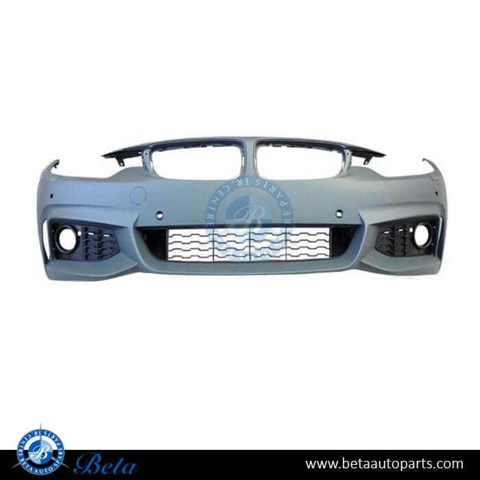 Front Bumper M-Tek with PDC and Washer and without Fog Lamps for BMW 4 Series F32/F36 2014-2020 models