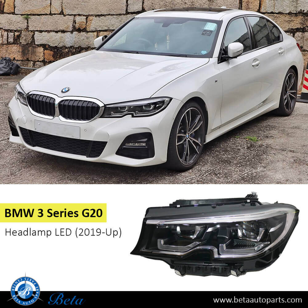 BMW 3 Series G20 (2019-Up), Headlamp Adaptive LED (Left), China, 63118496155