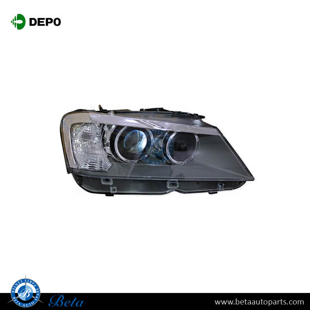 Right Side Headlamp Xenon for BMW X3 F25 2011-2014 models, Part Number 63117276992