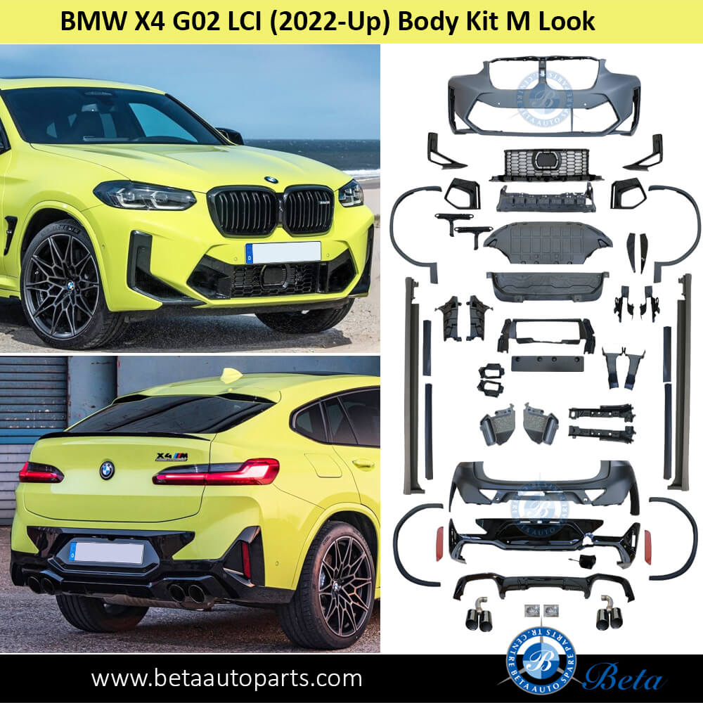 BMW X4 G02 LCI (2022-Up), Body Kit M Look, China