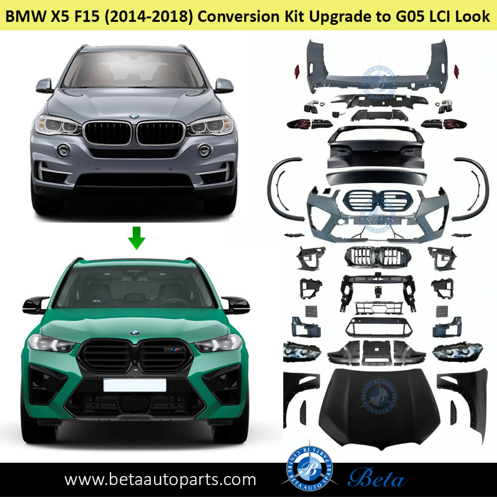 BMW X5 F15 (2014-2018), Body Kit Conversion Upgrade to G05 LCI M Look, China