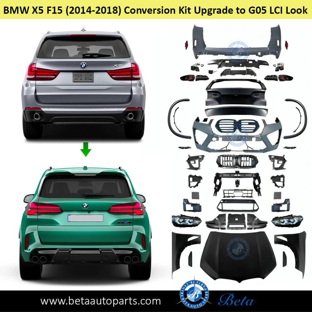 BMW X5 F15 (2014-2018), Body Kit Conversion Upgrade to G05 LCI M Look, China