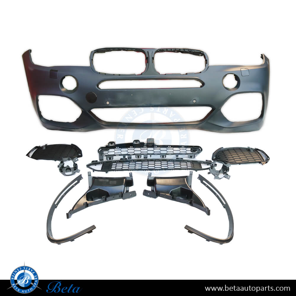 BMW X5 F15 (2014-2018), Front Bumper Assembly M-Tech, China, 51118062459