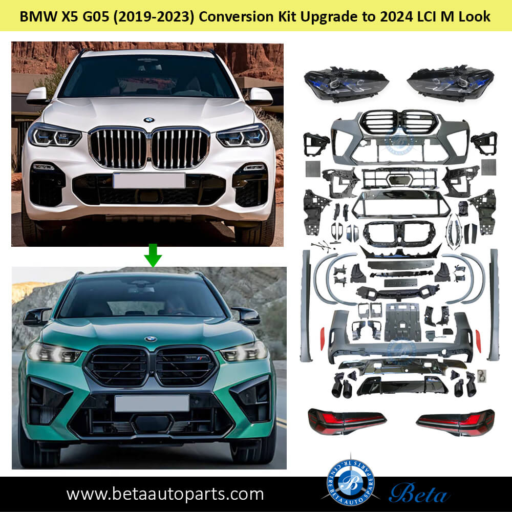 2024 LCI M Look Conversion Kit for BMW X5 G05 2019-2023 models front