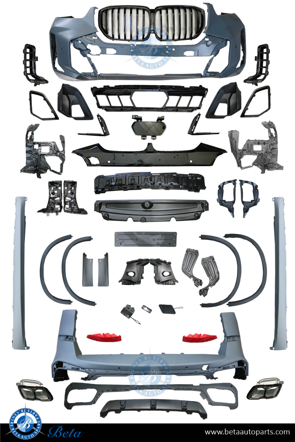 Body Kit M-Tek for BMW X5 G05 LCI 2024-Up models