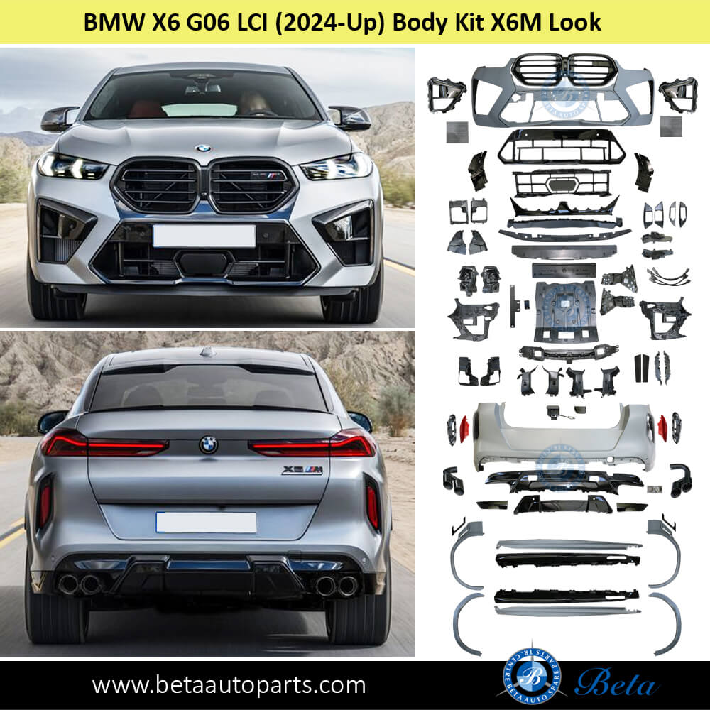 BMW X6 G06 LCI (2024-Up), Body Kit X6M Look, China