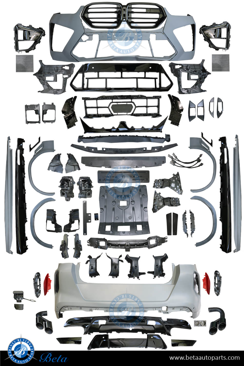 Body Kit X6M Look for BMW X6 G06 LCI 2024-Up models