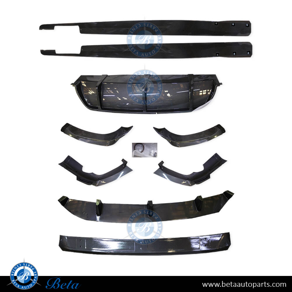 Spoiler Kit Black Knight Look Carbon for BMW X6 G06 2020-Up models