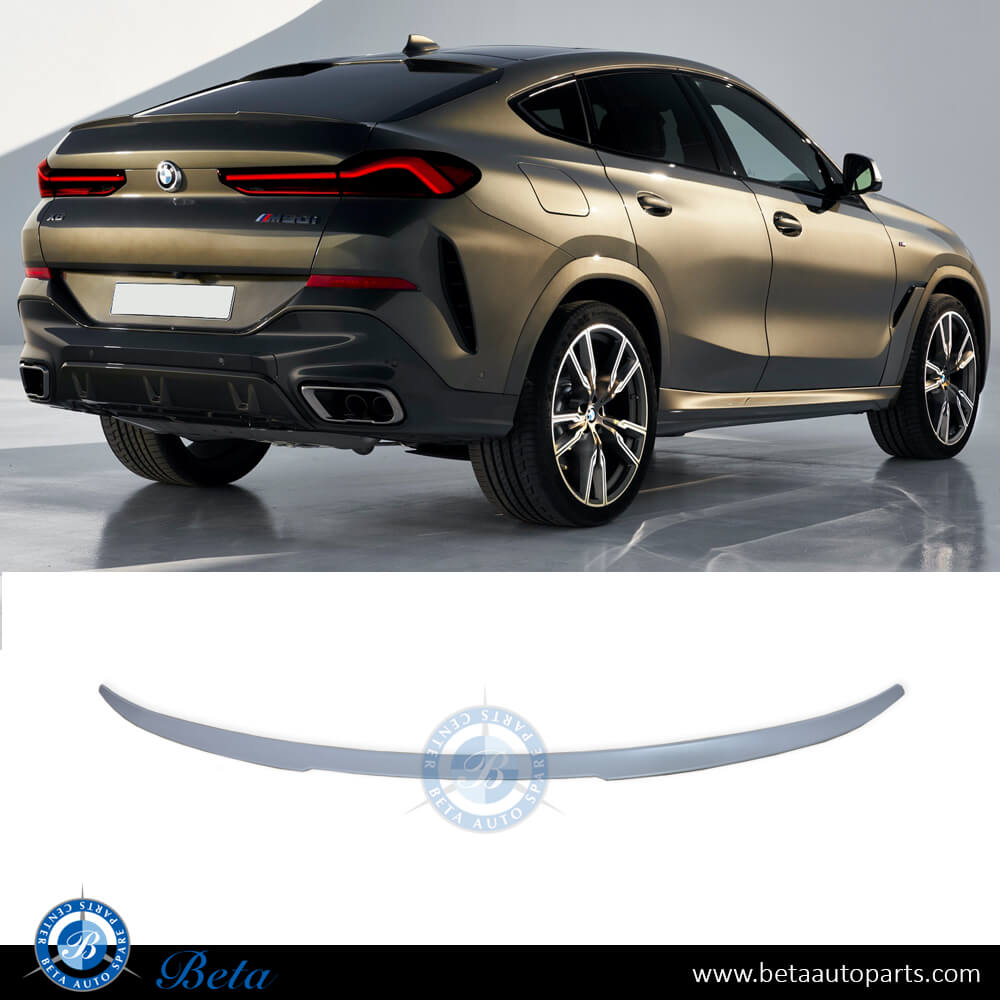 Trunk Spoiler M-Performance for BMW X6 G06 2020-Up models, Part Number 51628084544