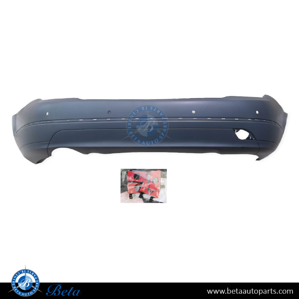 Rear Bumper with PDC with 1 Muffler Avandgard for Mercedes C-Class W204 2008-2010 models, Part Number 2048801340