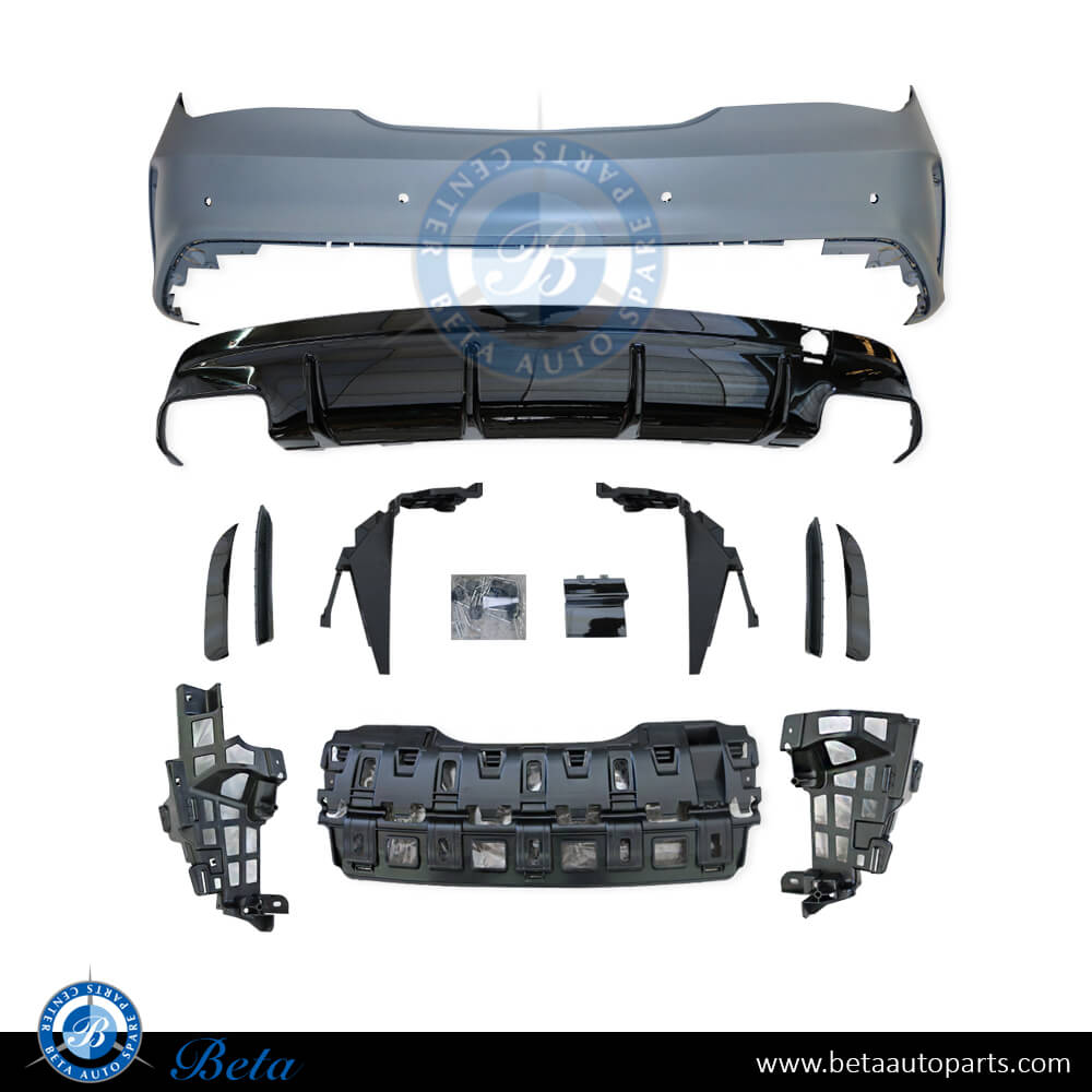 Rear bumper Assy W/PDC AMG CLA45 for Mercedes CLA-Class C117 2017-2018 models, Part Number 1178804501