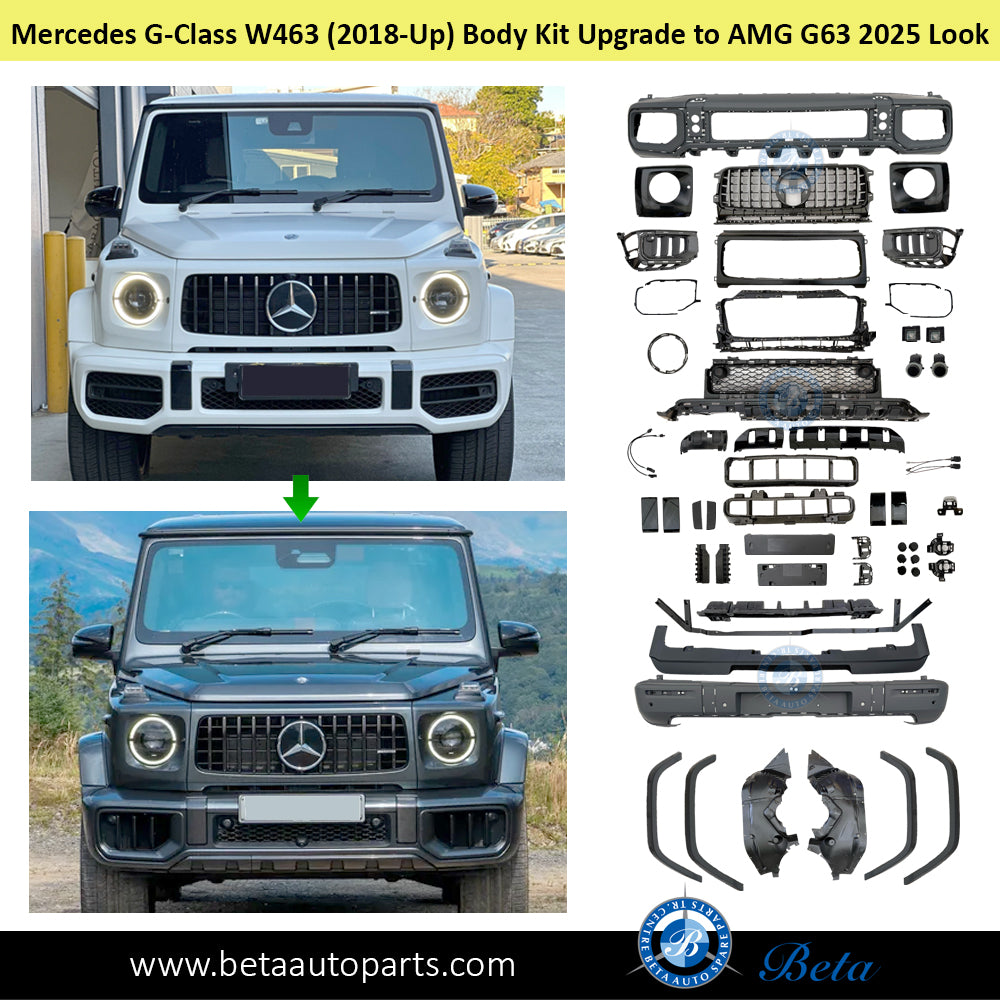 Mercedes G-Class W463 Body kit Upgrade to 2015 AMG G63 Look Front