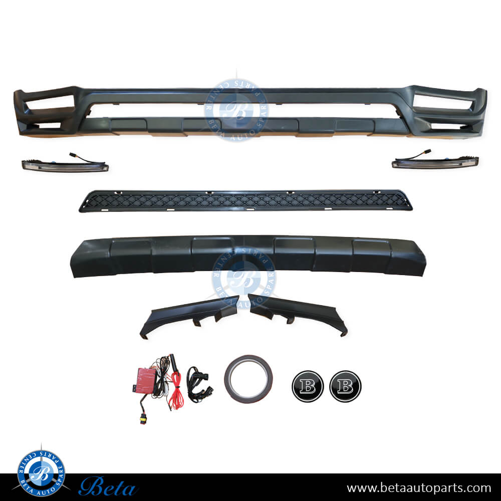 Front Bumper Lower Spoiler BBS look for G500/G63 for Mercedes G-Class W463 2018-Up models