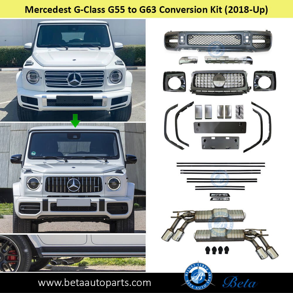 G500 to G63 Conversion Kit for Mercedes G-Class W463 2018-Up models