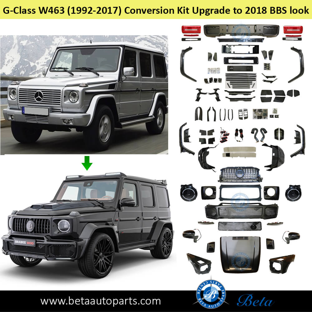 Mercedes G-Class Conversion Kit Upgrade to Brabus Look OE Size after fixing