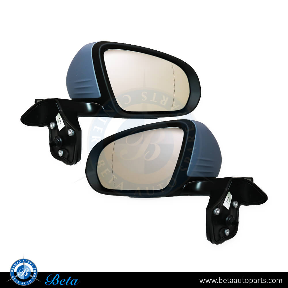 Side Mirror Set Upgrade to 2019 look for Mercedes G-Class W463 2001-2014 models, Part Number 4638108300 / 4638108500