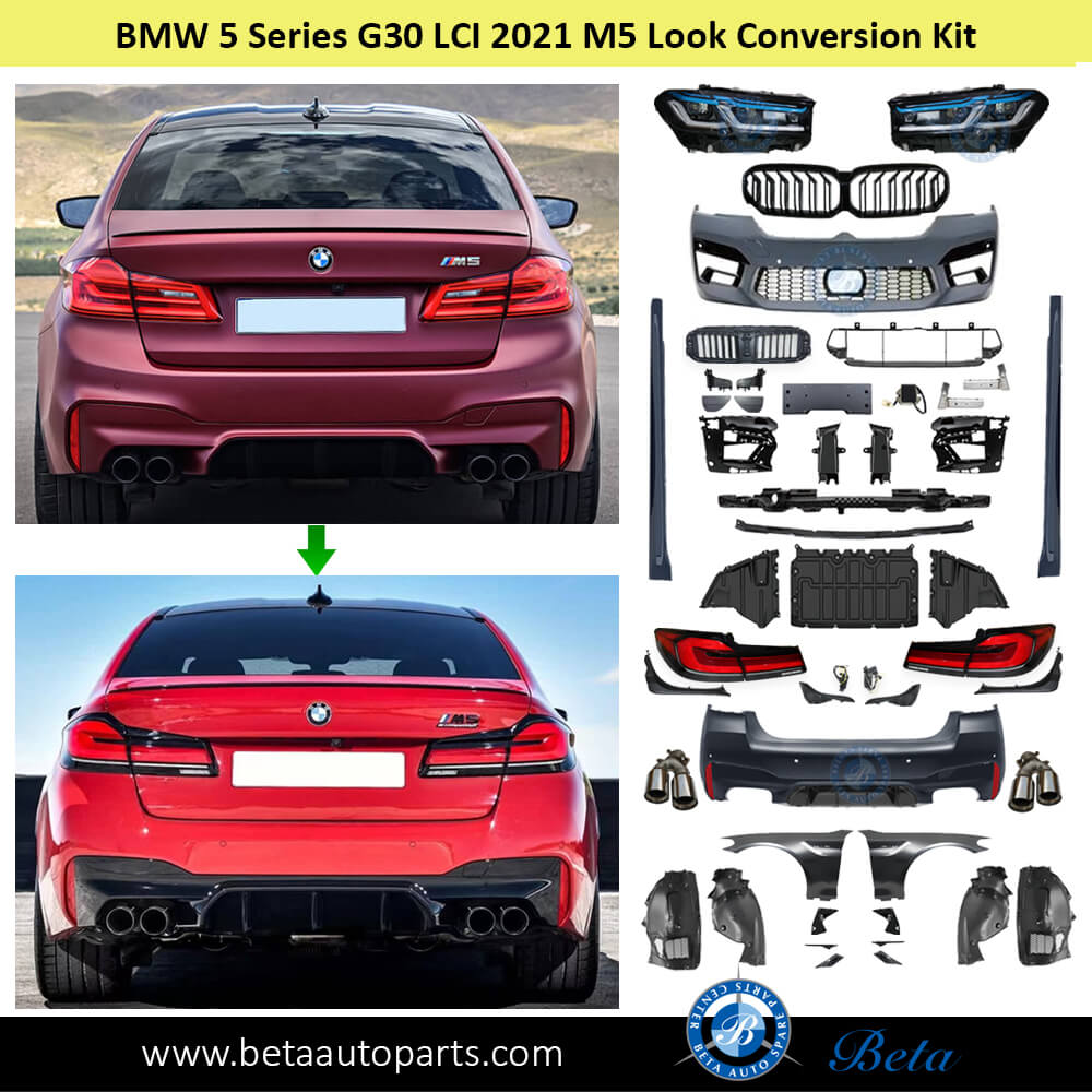 BMW 5 Series G30 (2017-2020), LCI 2021 M5 look Conversion Kit, Taiwan