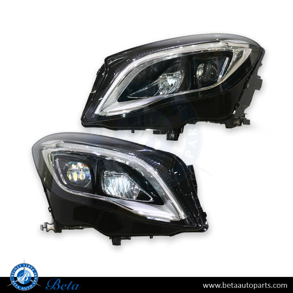 Headlamp Upgrade to Static Led for Mercedes GLA-Class X156 2014-2019 models, Part Number 1569067500 / 1569067600