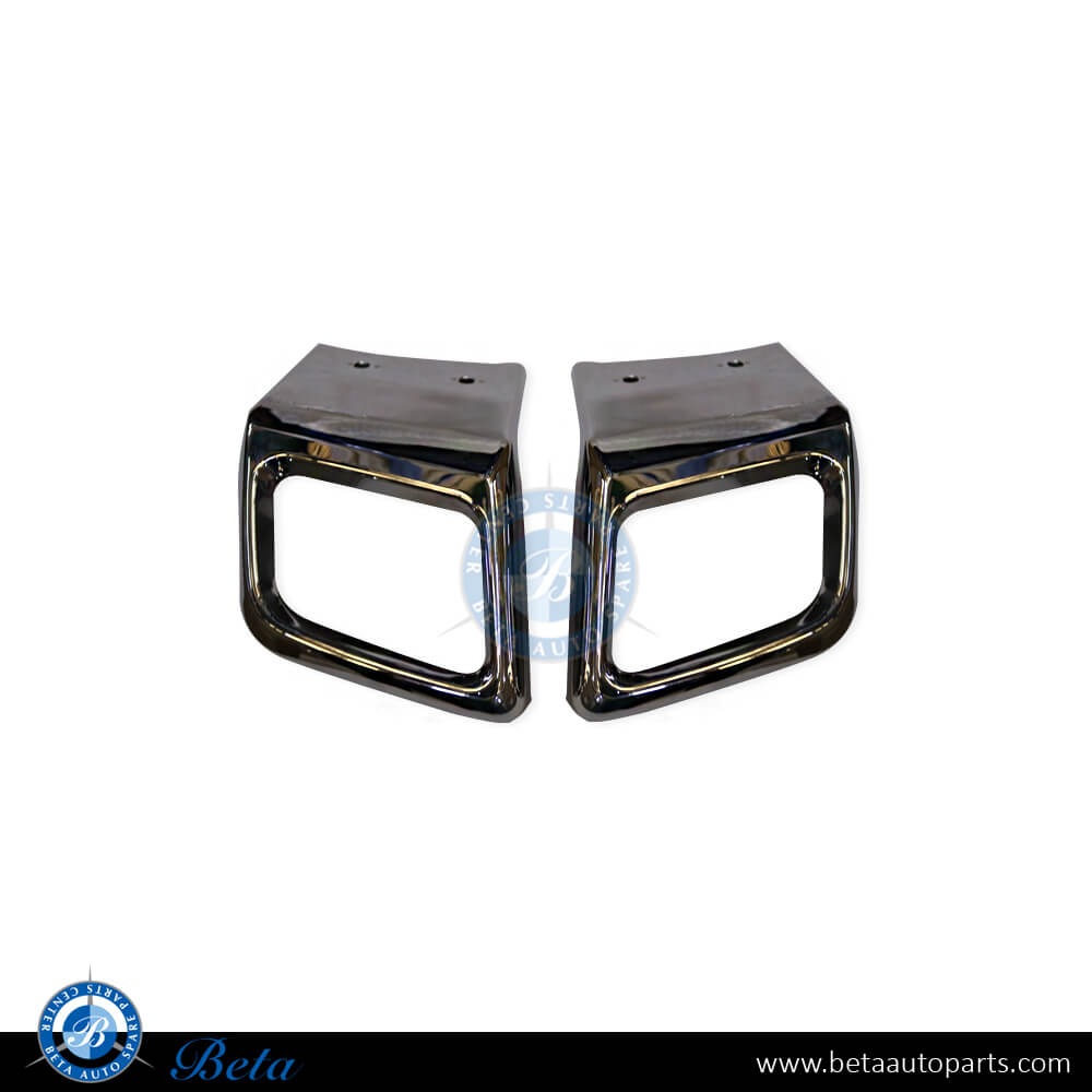 Exhaust Tip Finisher Chrome for Range Rover Evoque Dynamic 2013-2016 models, Part Number LR027871 / LR027872