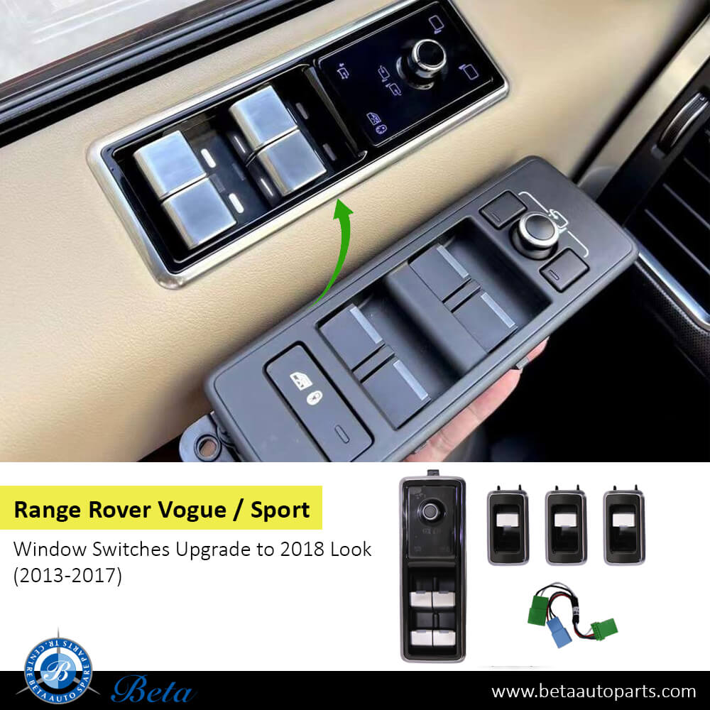 Range Rover Vogue/Sport (2013-2017), Window Switches Upgrade To 2018 Look, China, LR034932 / LR034811