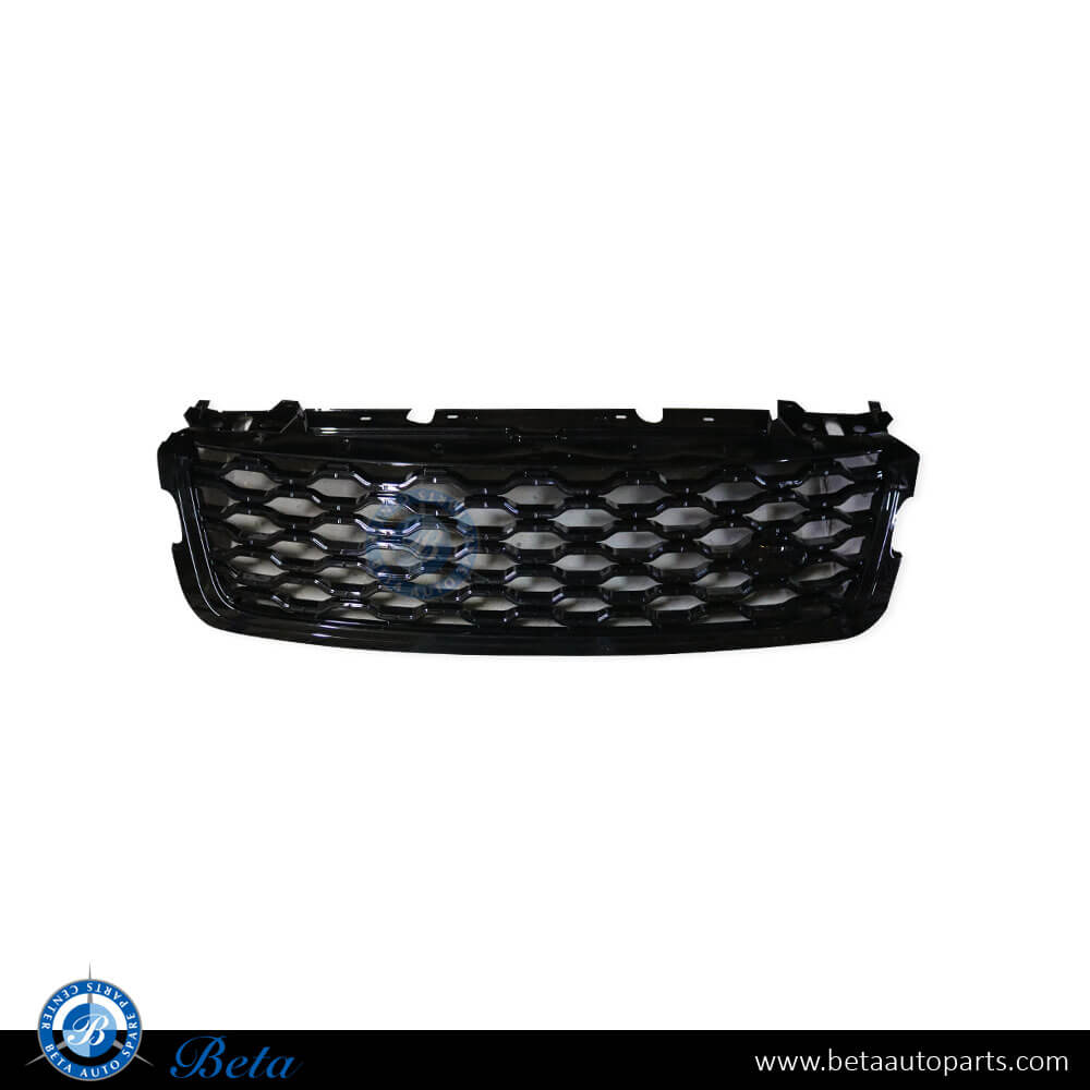 Radiator Grille - Black for Range Rover Velar 2017-Up models, Part Number LR092631