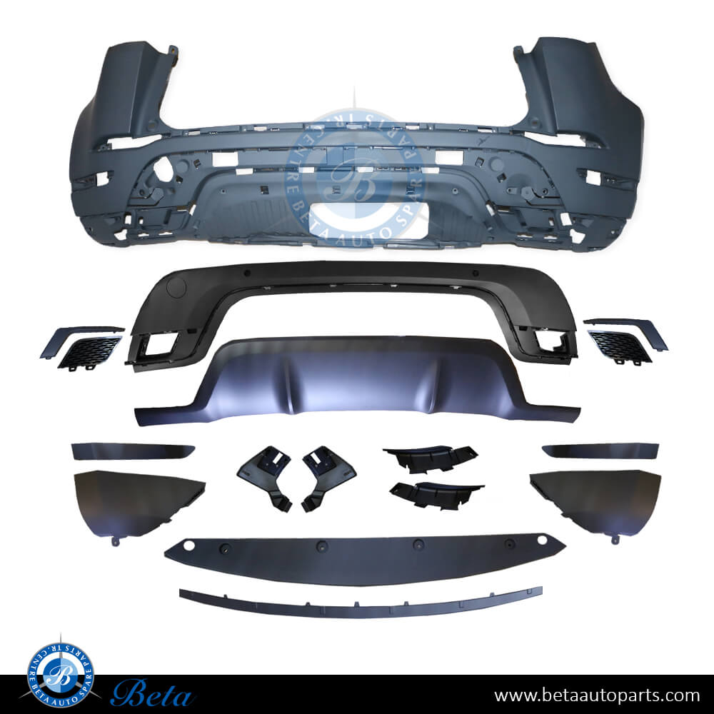 Rear Bumper assembly For Dynamic and Normal for Range Rover Evoque 2019-Up models, Part Number LR135016