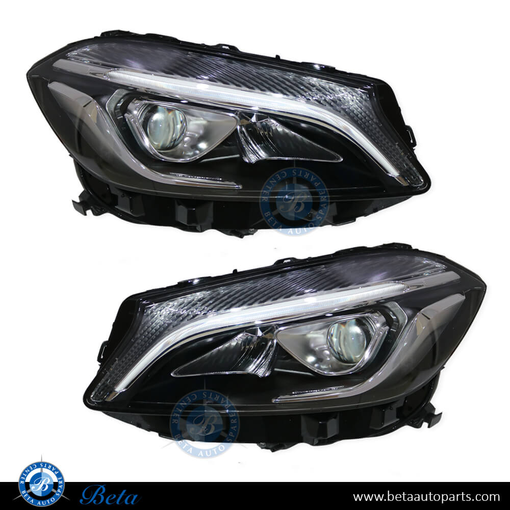 Headlamp Upgrade from Xenon to 2016 LED look for Mercedes A-Class W176 2013-2015 models, Part Number 1768202761 / 1768202861