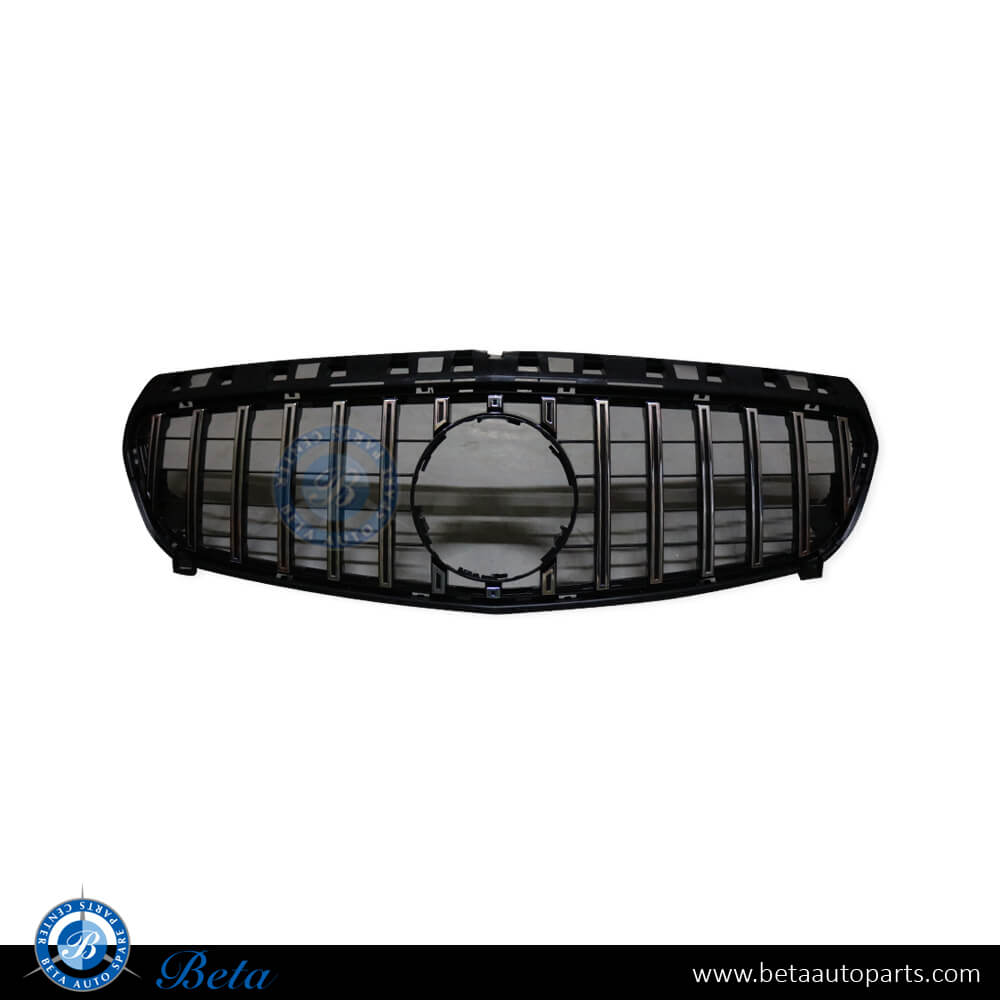 Radiator Grille GT look Black and Chrome color for Mercedes A-Class W176 2013-2015 models