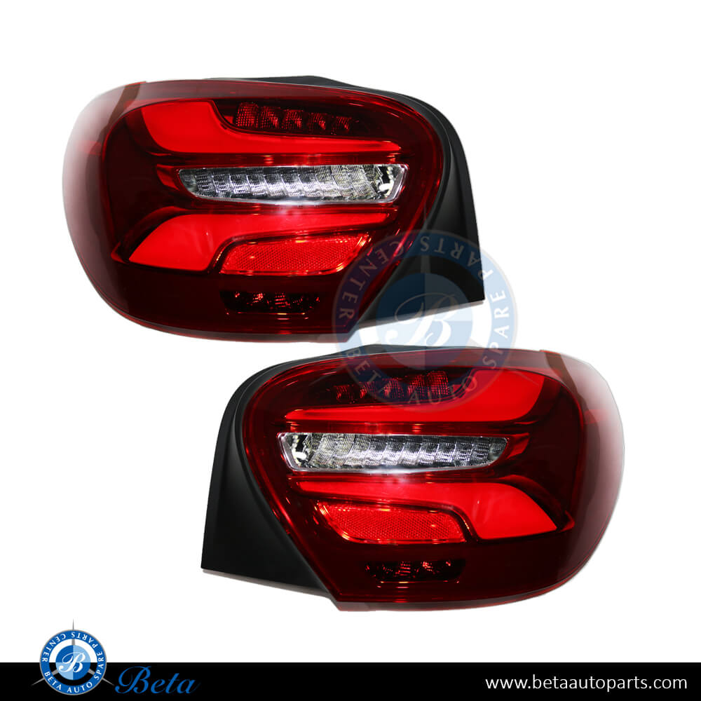 Tail Lamp Upgrade to 2016 look Set for Mercedes A-Class W176 2013-2015 models, Part Number 1769065300 / 1769065100