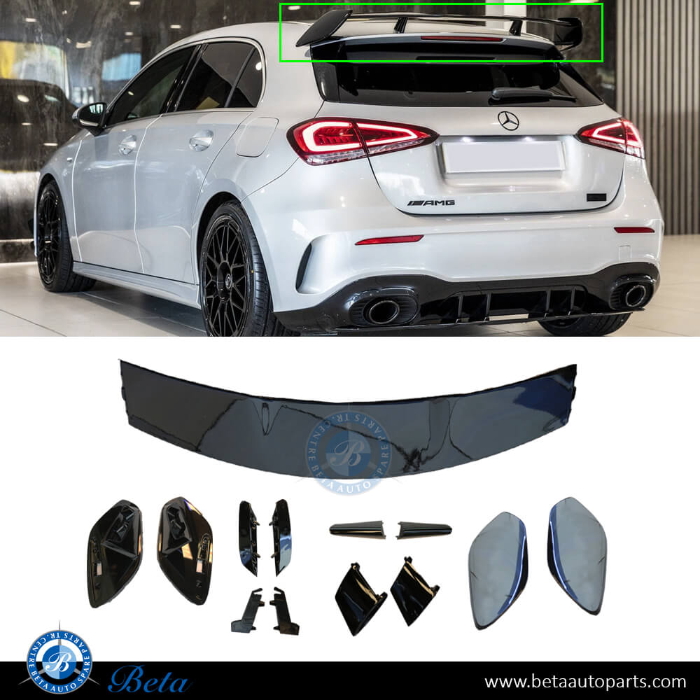 Roof Spoiler AMG A45 for Hatchback for Mercedes A-Class W177 2019-Up models, Part Number 1777902500