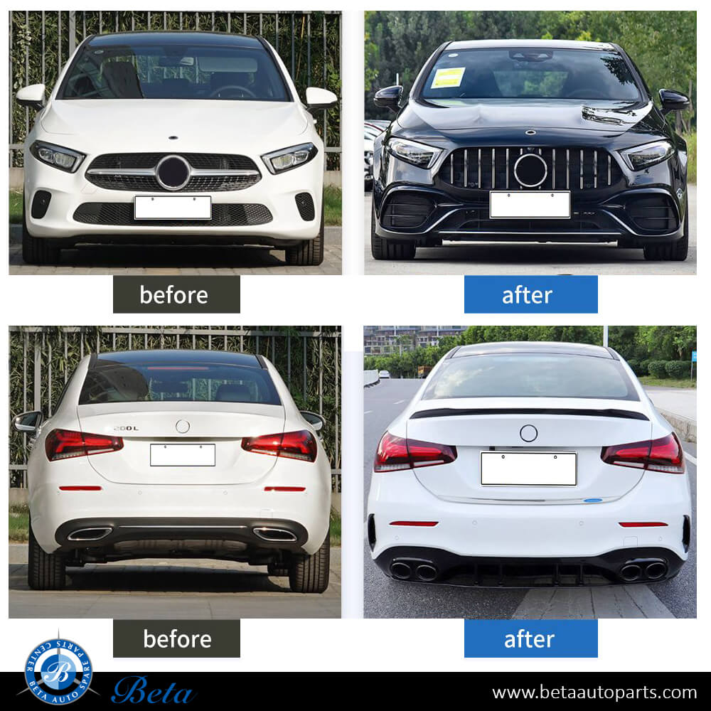 Mercedes A-Class W177 (2019-Up), Body kit AMG A45 look for sedan, China