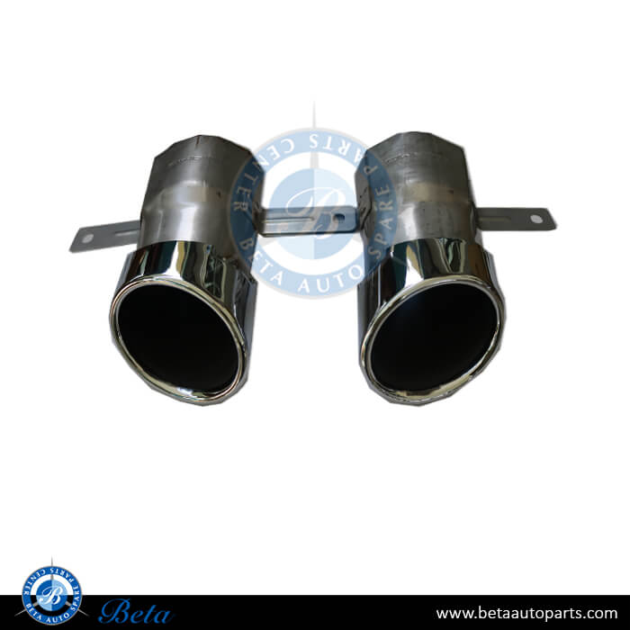 Exhaust Tips AMG A35 Silver Color for Mercedes A Class W177 2019-up models, Part Number 1774907700/1774907800