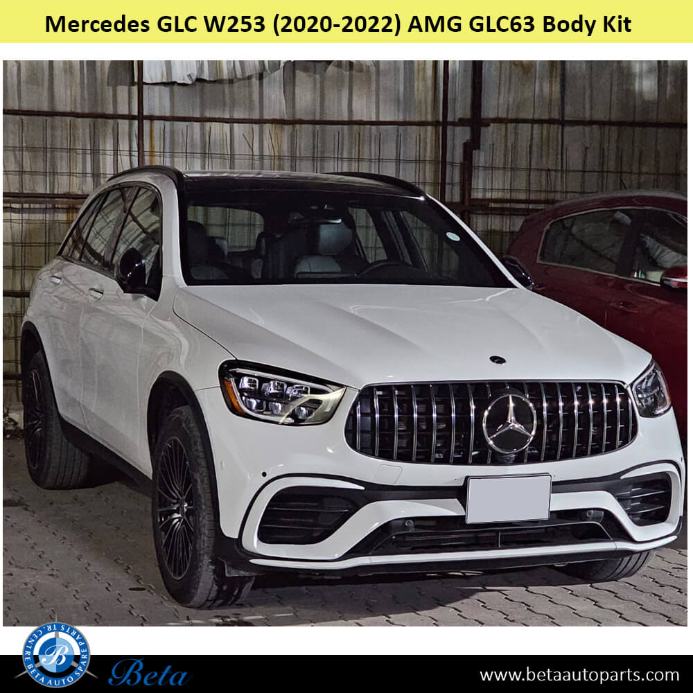 Mercedes GLC-Class W253 (2020-Up), Body Kit AMG GLC63 with Silver Moulding, Taiwan