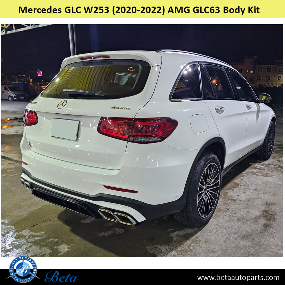 Mercedes GLC-Class W253 (2020-Up), Body Kit AMG GLC63 with Silver Moulding, Taiwan