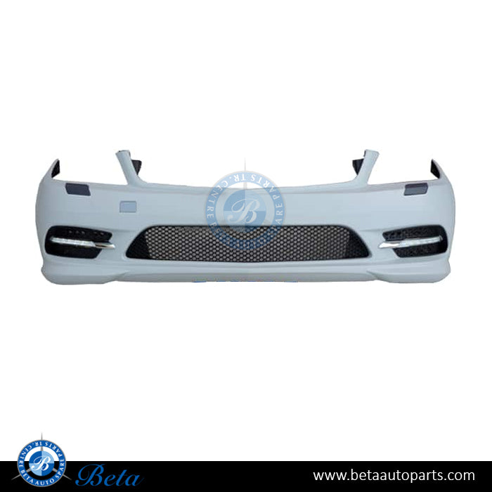 Front Bumper without PDC and with washer and DRL Normal AMG for Mercedes C-Class W204 2008-2010 models