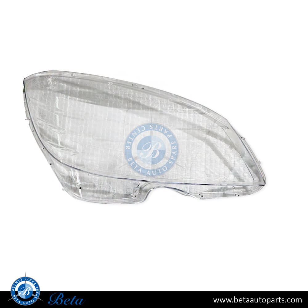 Right Side Headlamp Lens for Mercedes C-Class W204 2008-2010 models, Part Number 2048200661