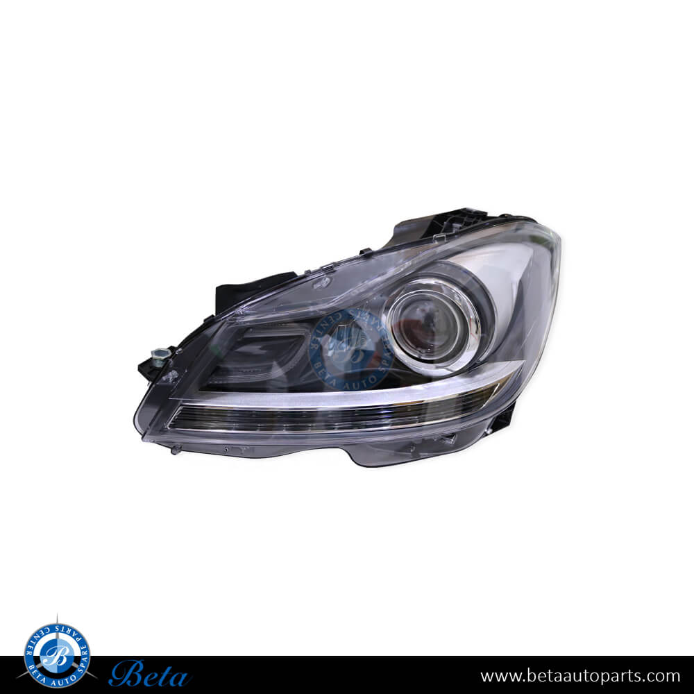 Left Side Headlamp Xenon for Mercedes C-Class W204 2011-2014 models, Part Number 2048203539