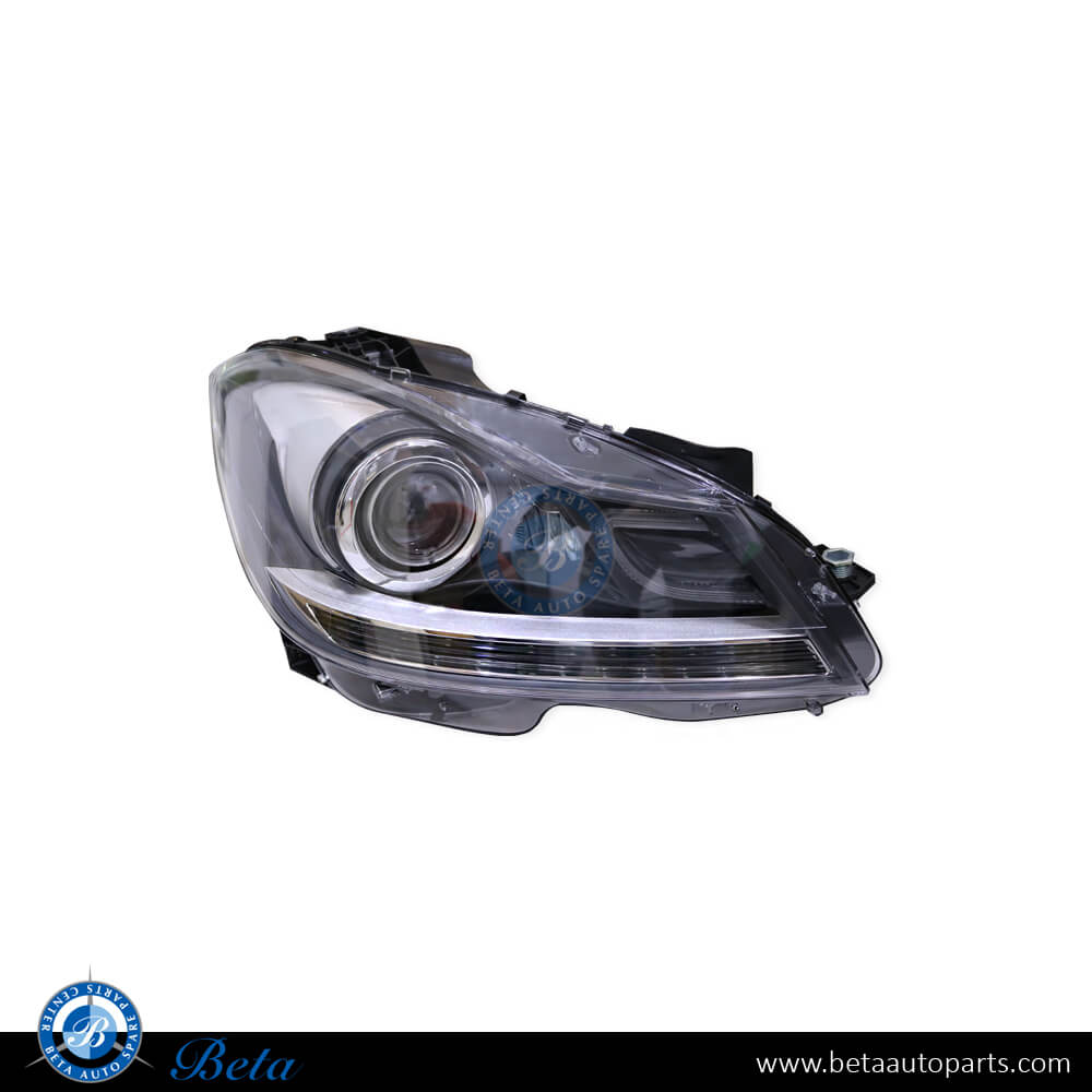 Right Side Headlamp Xenon for Mercedes C-Class W204 2011-2014 models, Part Number 2048203639