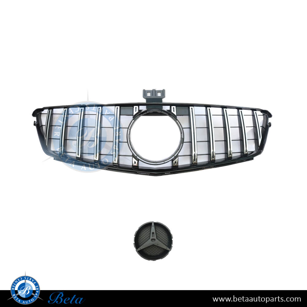 Grille GT Look for Mercedes C-Class W204 2008-2014 models, Part Number 2048801A83