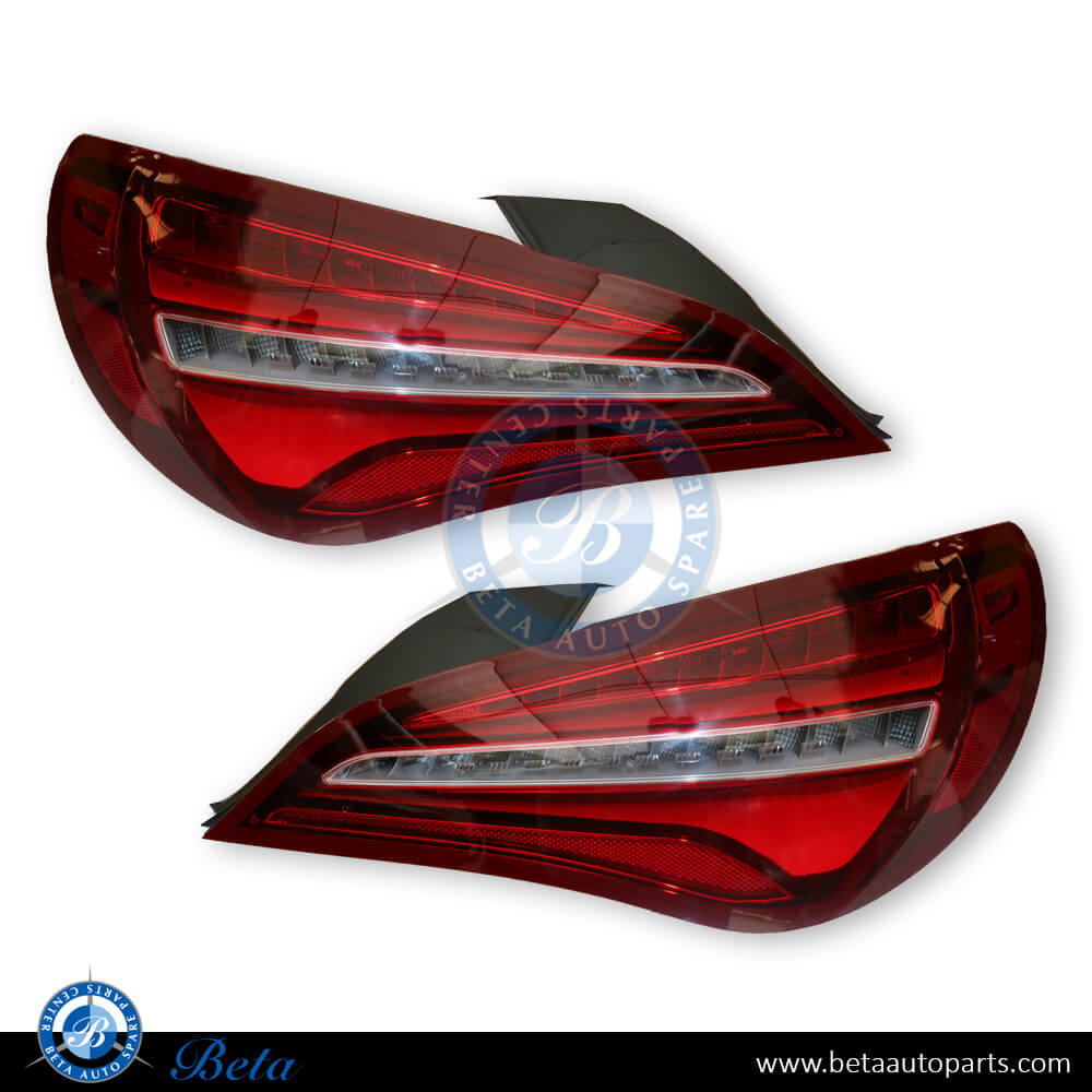 Tail Lamp Upgrade from Normal to 2017 LED look USA type for Mercedes CLA-Class C117 2013-2018 models, Part Number 1179061900 / 1179062000