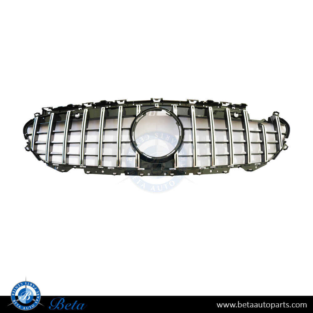 Grille GT Style Black and Chrome color for Mercedes CLS-Class C257 2018-up models